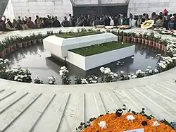 Begum Khaleda Zia's grave Beside Ziaur Rahman