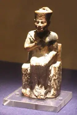 Khufu Statuette, an ivory figurine of Khufu