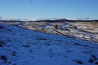 View over Kiandra from a nearby hill