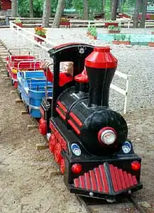 Kiddie train ride