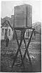 Etched-glass Kiddush levana lantern of Kamianka (pre-Holocaust)