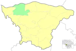 Location of Kiduliai Eldership in Šakiai District Municipality