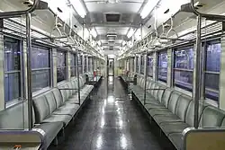 Interior of KiHa 48 in April 2017