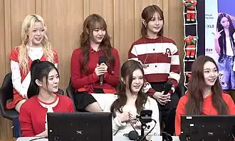 Kiiras in 2025 Top row, L-R: Doyeon, Kurumi, and Kylie Bottom row: Harin, Lingling, and Roah