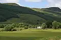 A distant view of Kilmodan Church