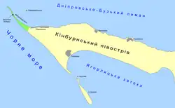 A map of Kinburn Peninsula