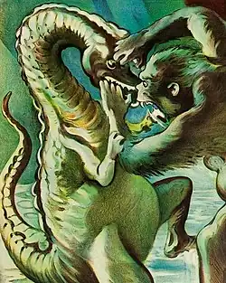 King Kong vs dinosaur (1933)