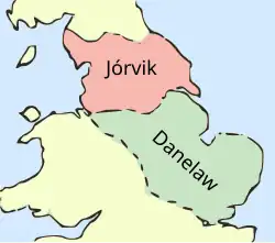 Location of York