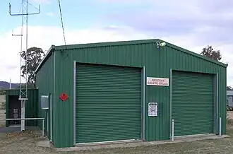 RFS shed and the long awaited toilet, Kingstown
