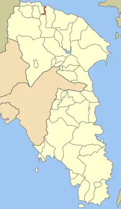 Location within the regional unit