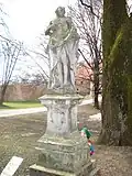 A statue of Saint Jerome from 1766