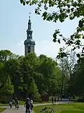 Kees'scher park and Martin Luther church