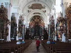 Interior of Rheinau Abbey