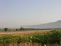 Runway 21 with Naftali hills in the background