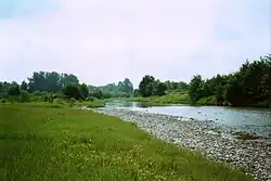 Landscape in the village of Kisom