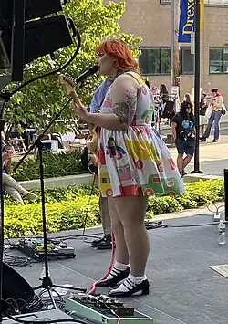 Reynolds performing as Kississippi at Drexel University in 2023