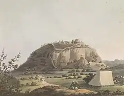 "Kistnaghurry" fort painting by James Hunter