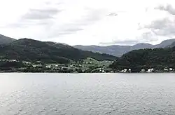 View of the village in 2019