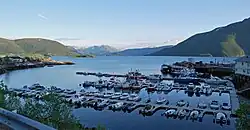 View of the village harbour