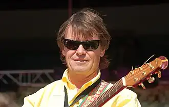 Klasse Möllberg during Sommarkrysset of at Gröna Lund in Stockholm 2008.