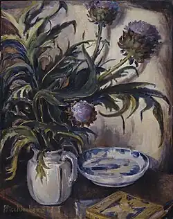 "Artichokes," c. 1933, oil on canvas.