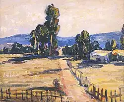 "Summer Afternoon," 1920, oil on canvas.