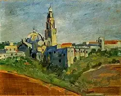 "California Tower," 1915, oil on canvas.