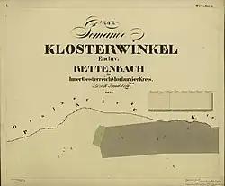 Folder for two cadastral municipalities: Municipality of Kloster, cadastral municipalities of Rettenbach and Klosterwinkel