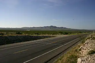 Photograph of hilly terrain associated with the Sierra Madera