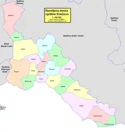 Location of Kneževo