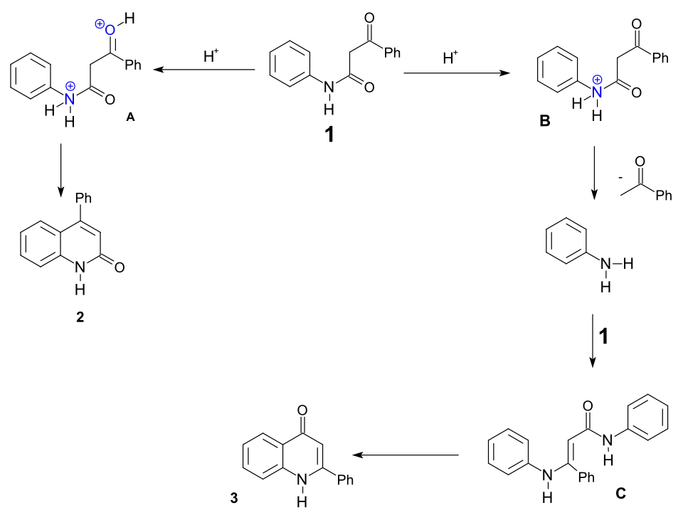Staskun 1964 Knorr cyclization reaction mechanism