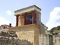 Minoan palace at Knossos, Crete