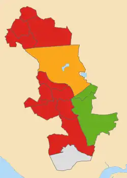 2019 results map