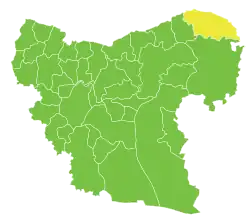 Kobani Subdistrict in Syria