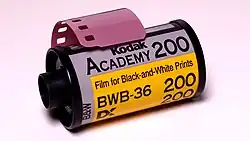 Bow of kodak panatomix X film