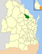 Location within Queensland