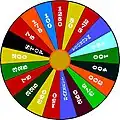 The round 2 layout with zł1250 as top value.
