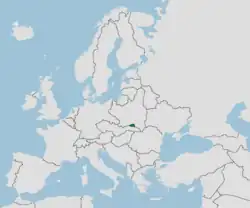 Location of Komańcza Republic