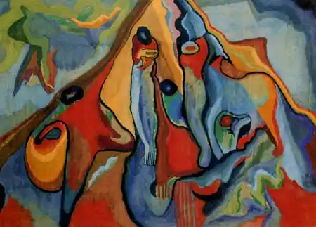 Tempera Composition X