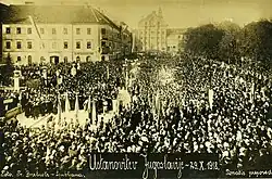 Proclamation of the State of Slovenes, Croats and Serbs on October 29, 1918