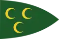 Naval flag of Constantinople, also in Bowles's Universal Display of the Naval Flags of all Nations (1783)