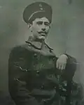 Konstantinos Tzaras was a guide and supplier to Greek units, he was imprisoned and tortured by the Ottomans and later fought in the Balkan Wars