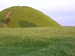 Krakus Mound in the Podgórze district of Kraków