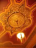 Ceiling in dining hall