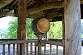 Drum and wooden fish in the Bongjeongsa Manseru pavilion