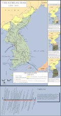 Overview map of the Korean War