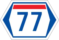 Gwangju Metropolitan City&nbsp;Route&nbsp;77 shield}}