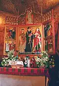 Altar with St. Leonard.