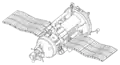 Kosmos 1686 with its VA capsule modified to house instruments