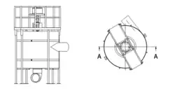 Diagram of the Kouris Centri Turbine